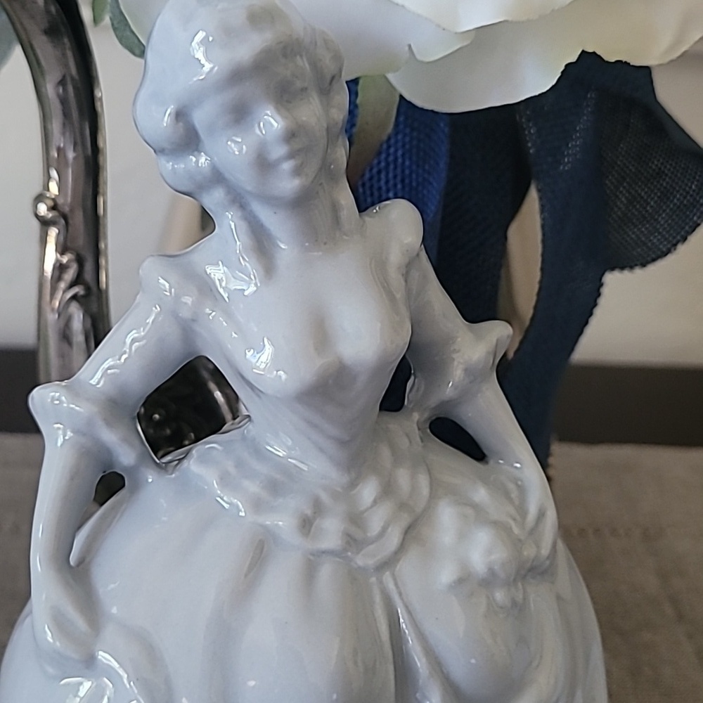Classic Blue Porcelain Figurine Set - Picture 2 of 6